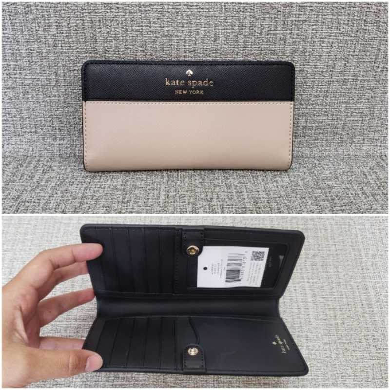 Jual Staci Large Slim Bifold Wallet Colorblock Warm Beige 17x9 Di Seller Amor One Store Koja Utara Kota Jakarta Utara Blibli