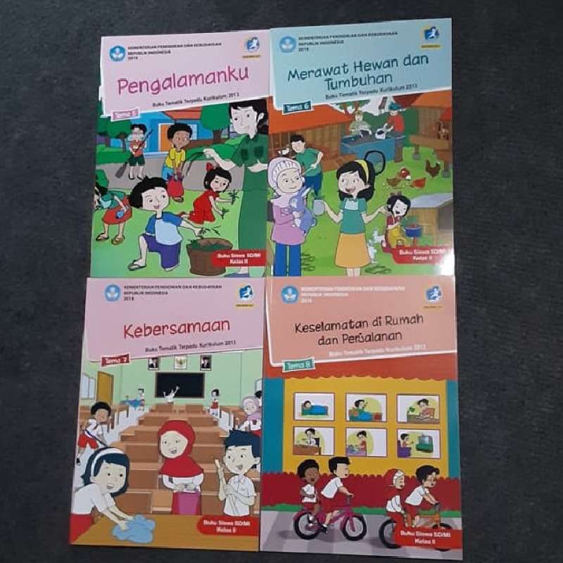 Jual Paket Buku Tematik Sd Kelas 2 Semester 2 K 13 Rev 2018 Tema 5 6 7 ...