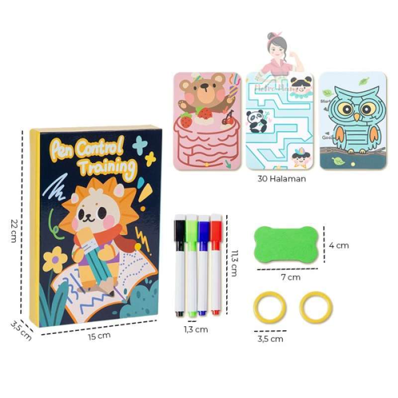 Jual Pen Control Training Wipe And Clean Paud Belajar Menulis ...