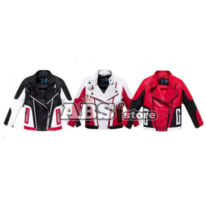 Jual Jaket Anak - Jaket Motor Anak - Jaket Kids - Jaket Semi Kulit Anak