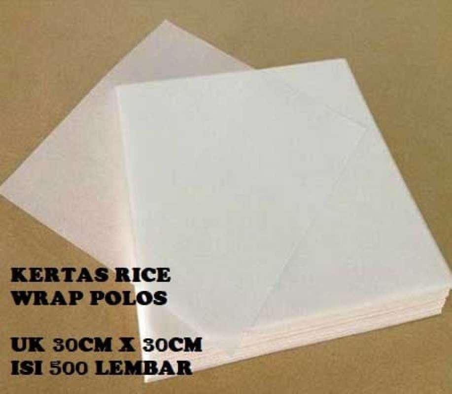 Promo Kertas Nasi Kfc Polos 30cm X 30cm Paper Rice Wrap Burger Kebab ...