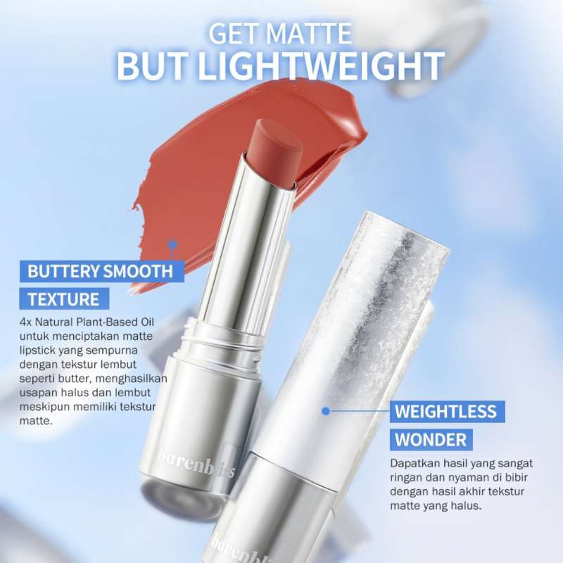 Promo Barenbliss - No Gravity Transferproof Matte Lipstick - 02 Saturn