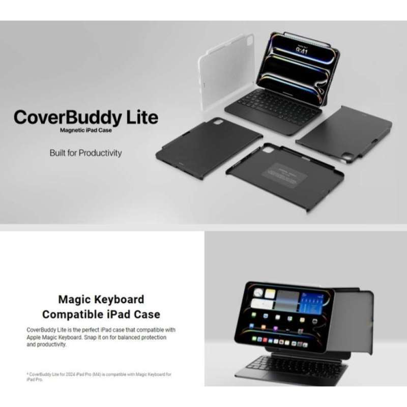 Promo Mageasy Coverbuddy Lite Magnetic iPad Case Compatible Magic