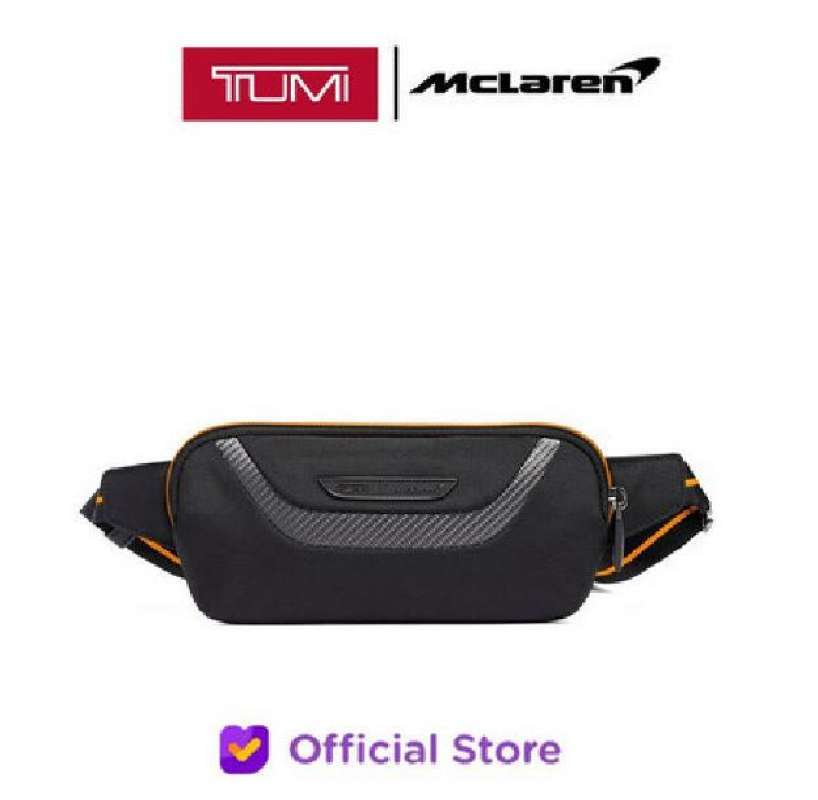 Jual T U M I Mclaren Brox Slim Utility Pouch - Waist Bag - Black