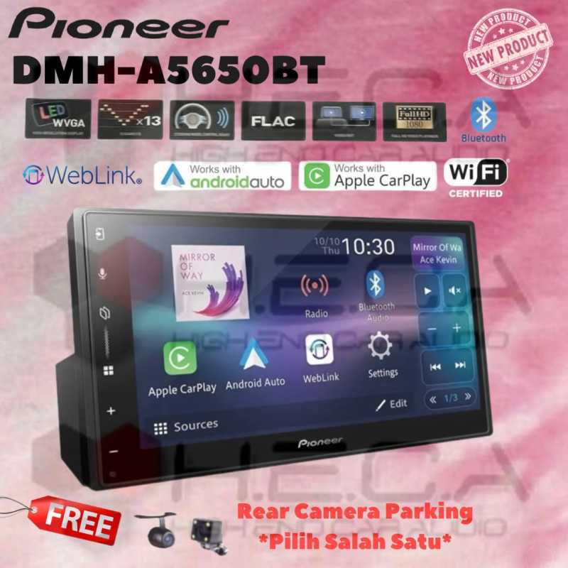 Jual Pioneer Dmha5650bt Head Unit Layar 6.8 Single Din Dmh A5650 Bt