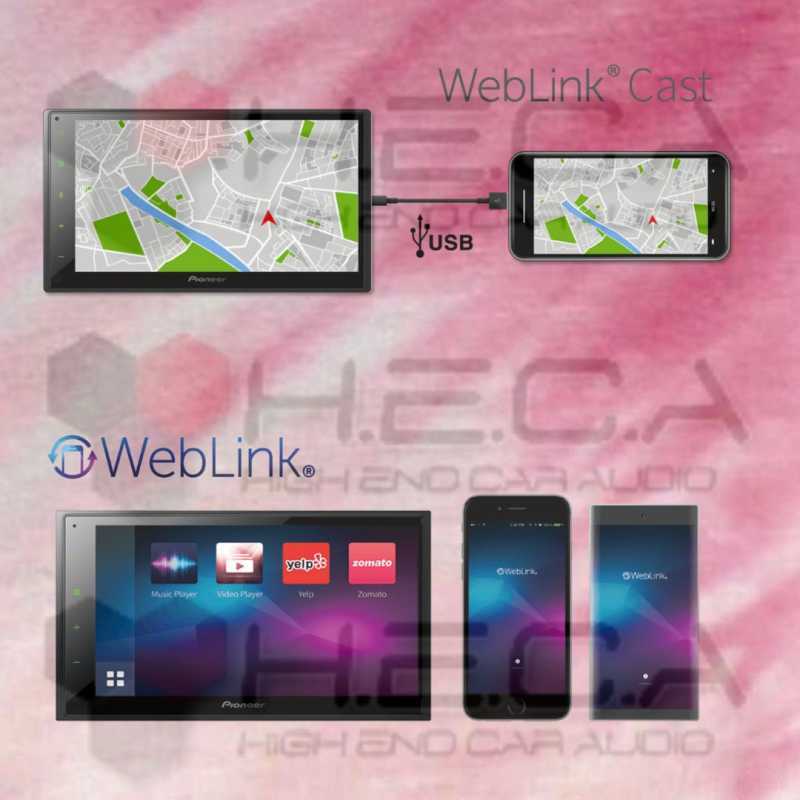 Jual Pioneer Dmha5650bt Head Unit Layar 6.8 Single Din Dmh A5650 Bt