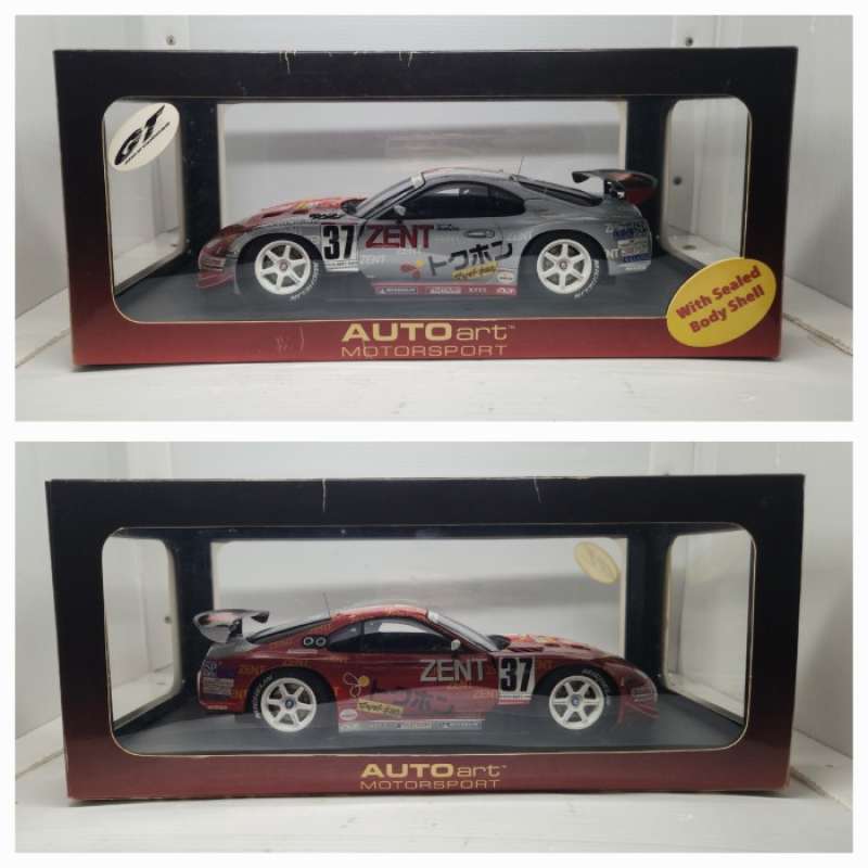 Promo Diecast Miniatur Mobil Autoart Toyota Supra Jgtc Zent Tom's