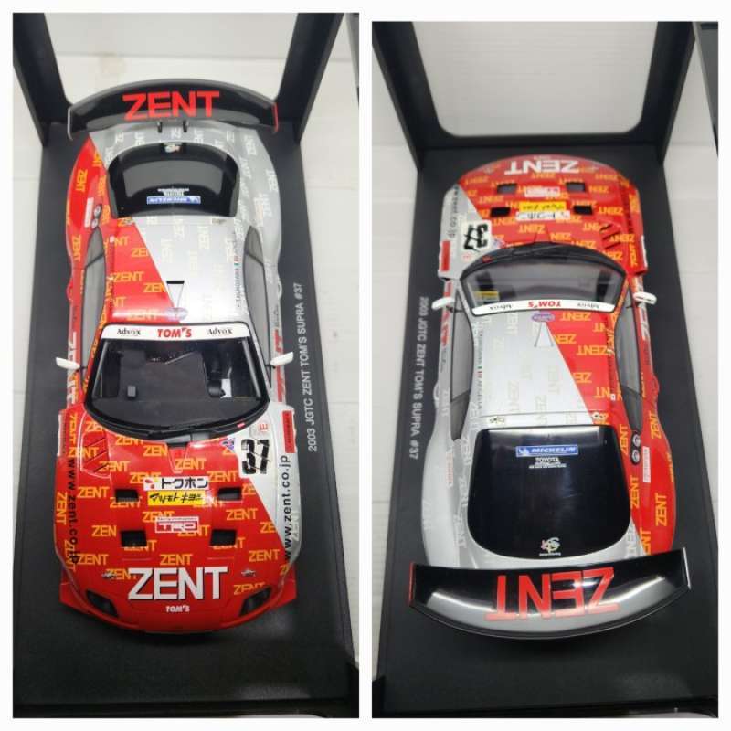 Promo Diecast Miniatur Mobil Autoart Toyota Supra Jgtc Zent Tom's