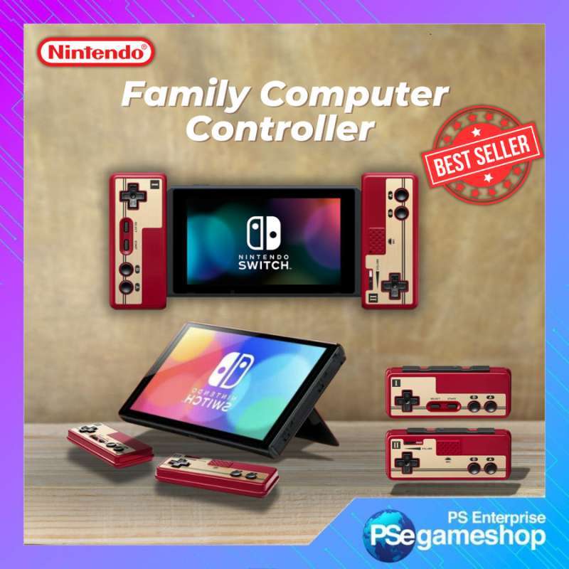 Promo Family Computer Controller For Nintendo Switch Oled / V1 / V2 ...