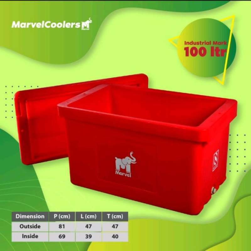 Jual Cooler Box Es 75 Liter Marvel Hro-b75l Mirip Antartica Lion