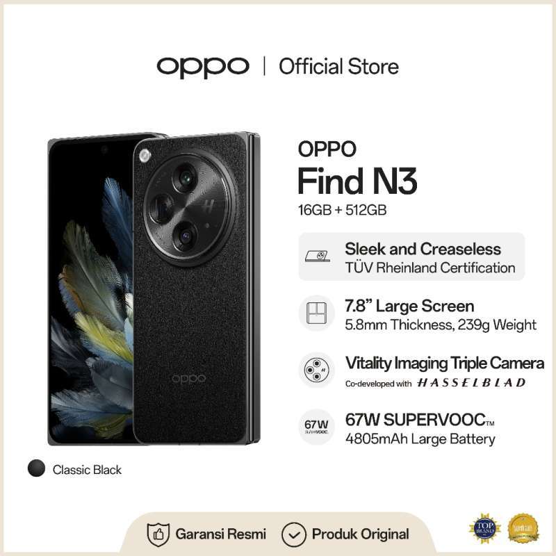 Jual OPPO Find N3 16/512gb Di Seller More Tecnology - Kebun Bunga