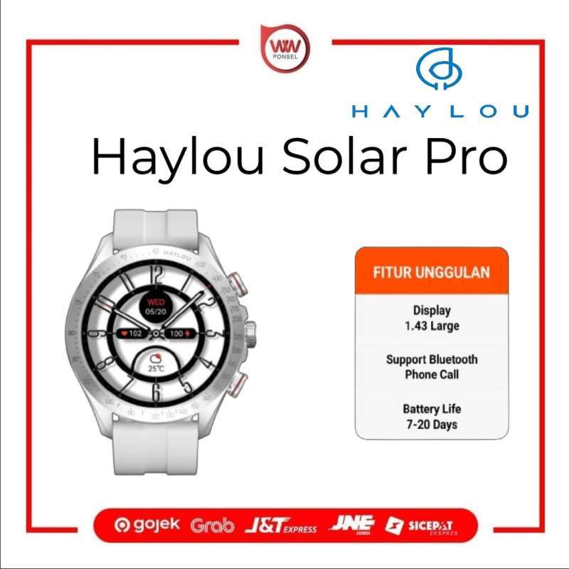 Haylou Solar Pro Smartwatch Inch Bluetooth Call AOD Waterproof