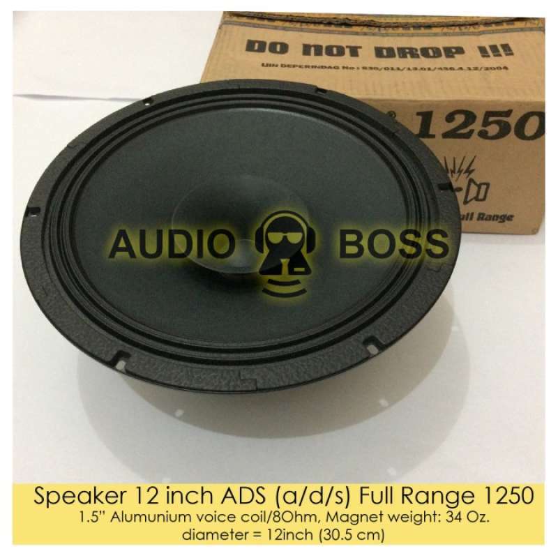 Ads 1290 California Speaker Ads 12 Inch Full Range Jual New