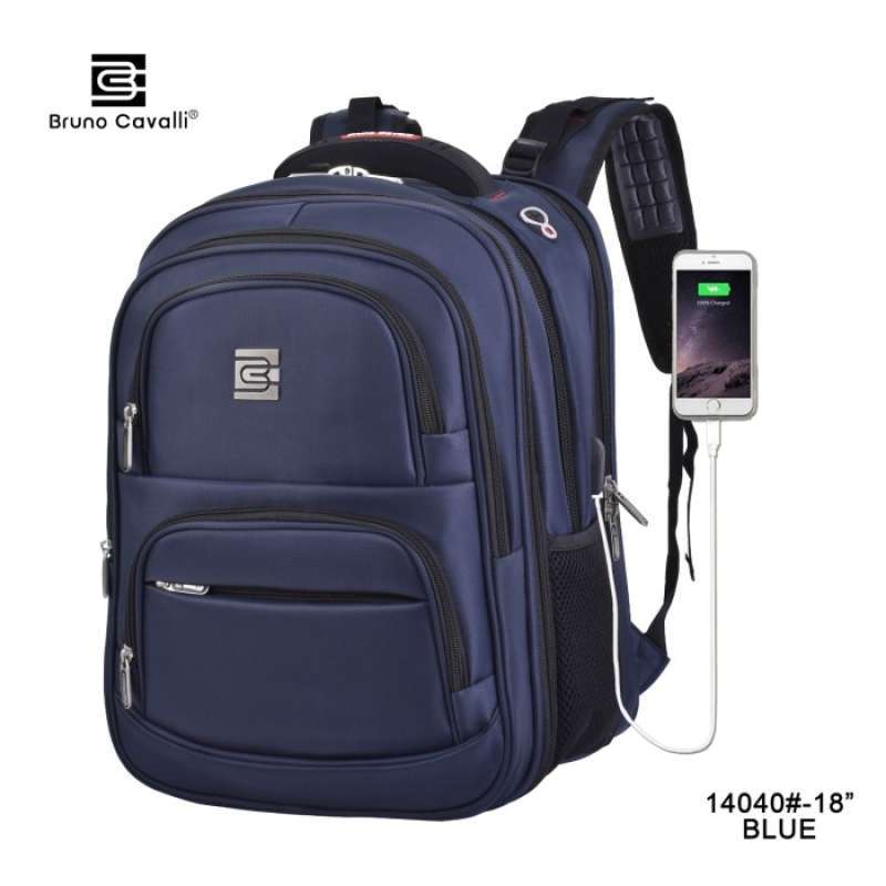 Bruno Cavalli Expandable Multi Pocket Backpack Fit Laptop 17