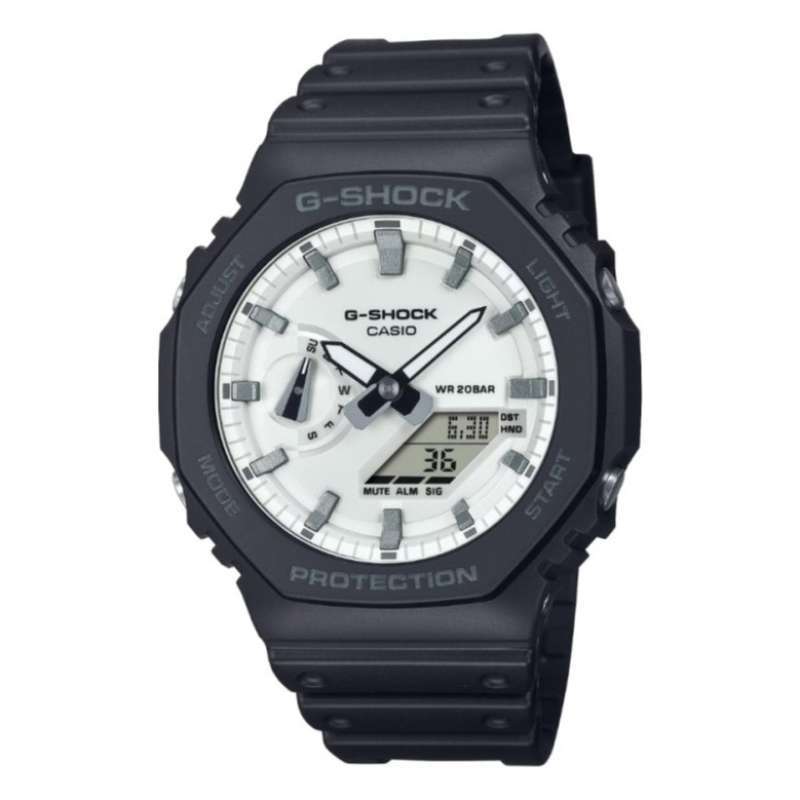 Original 100%!! Casio G-SHOCK GA-2100WD-1ADR Jam Tangan Pria GSHOCK GA2100  GA2100WD Garansi Resmi