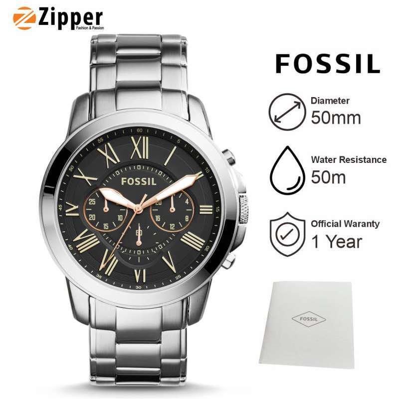 Fossil Clearance Fossil Fs4994 Fossil Grant FS4994 Mens Brown