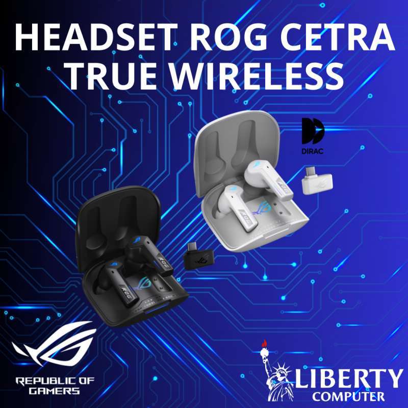Earbud Asus ROG Cetra TWS True Wireless WHITE