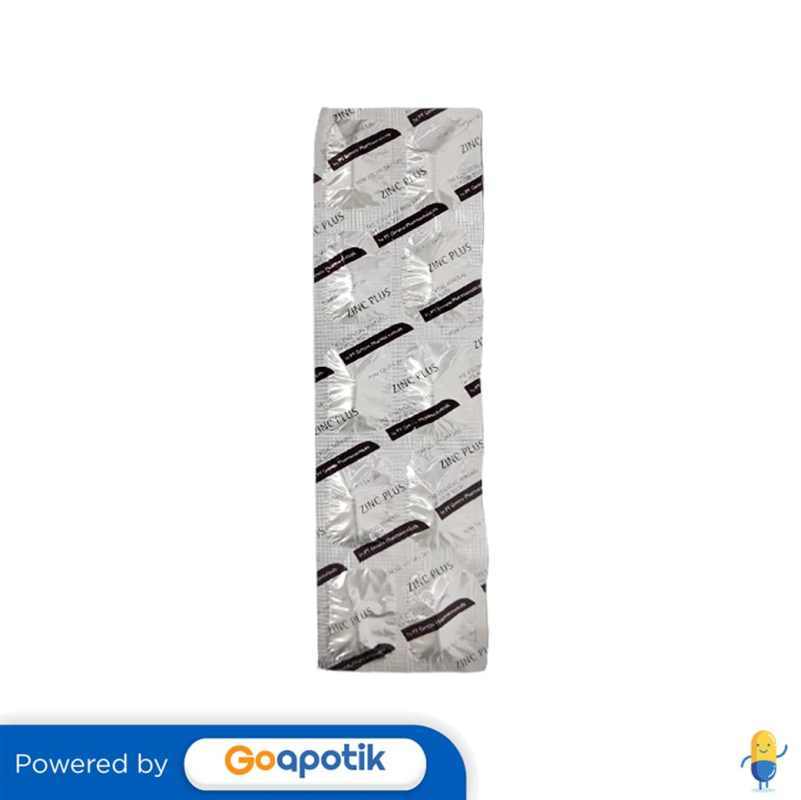 Jual Zinc Plus Strip 10 Kapsul Di Seller Apotek Arjuna Jatinegara ...