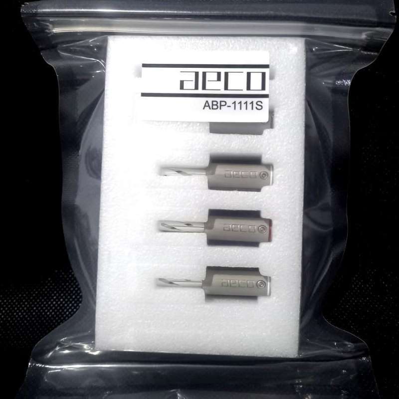 aeco Banana Plug ABP-1111S, 4pcs/1set, Silver Plating
