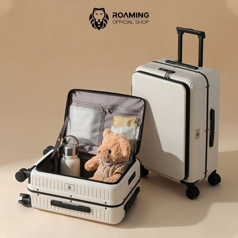Promo [new Arrival] Roaming Koper Kabin & Bagasi Front Load Design Size ...