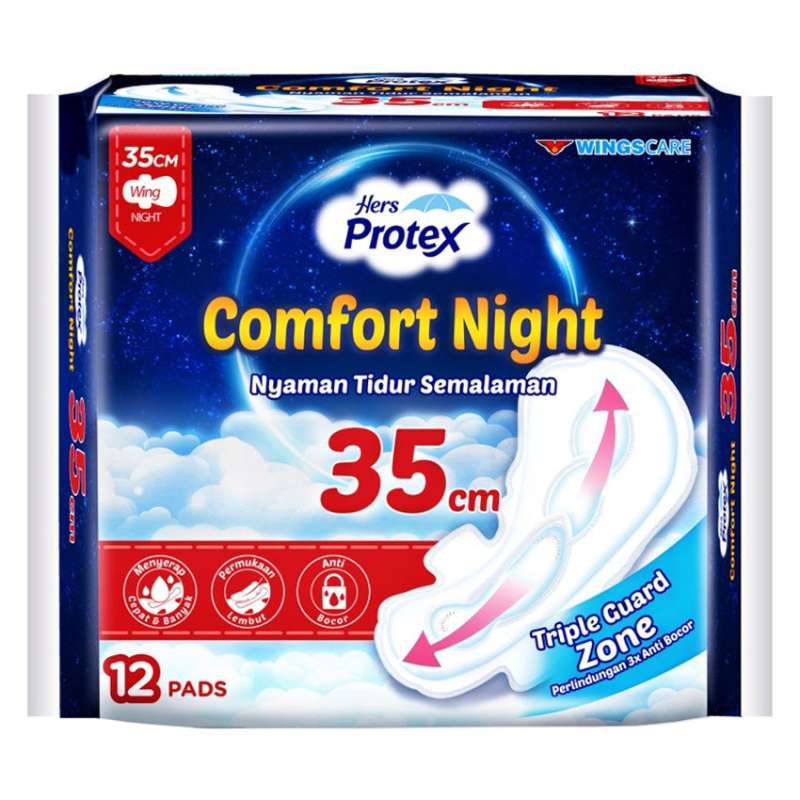 PROTEX COMFORT NIGHT 35CM 12S