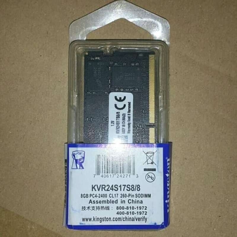 RAM Kingston SODIMM DDR4 8GB PC4-2400