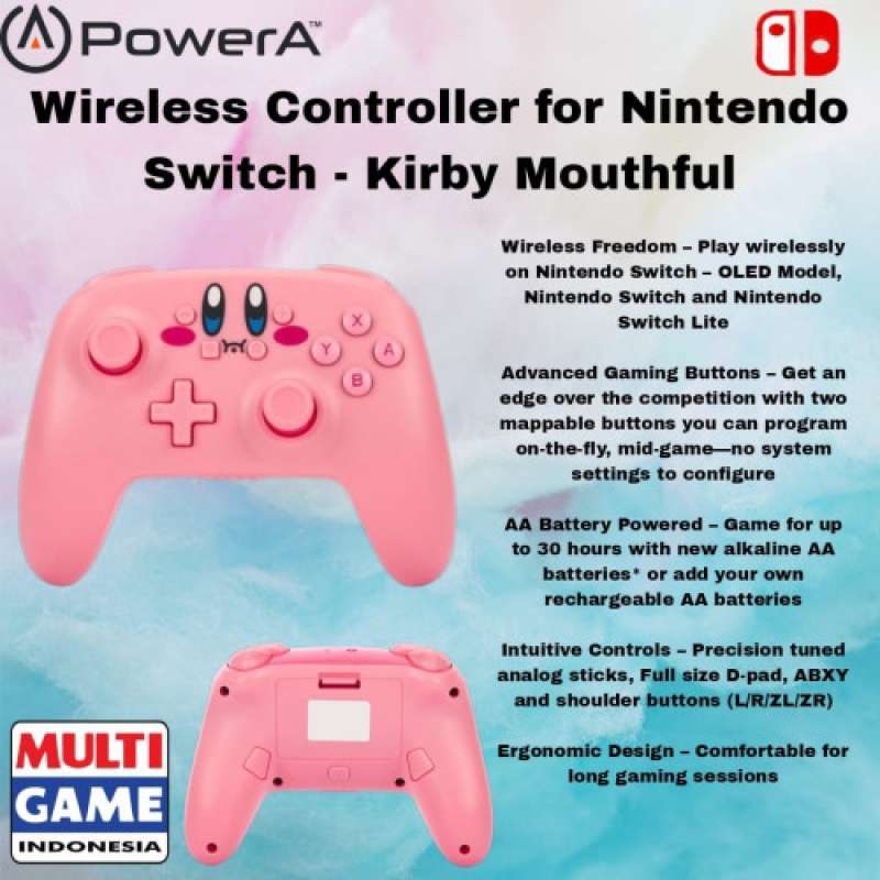 Kirby Powera A Switch Controller Vibration Jual Powera Switch