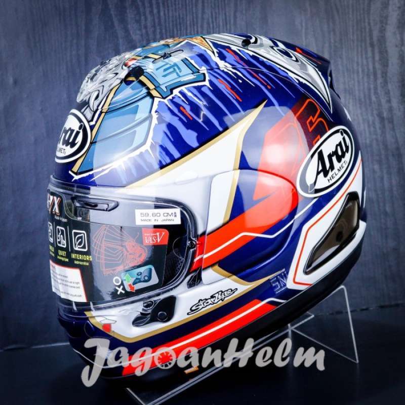 Casco Arai Dani Casco Dani Pedrosa Samurai Logo Pedrosa Samurai