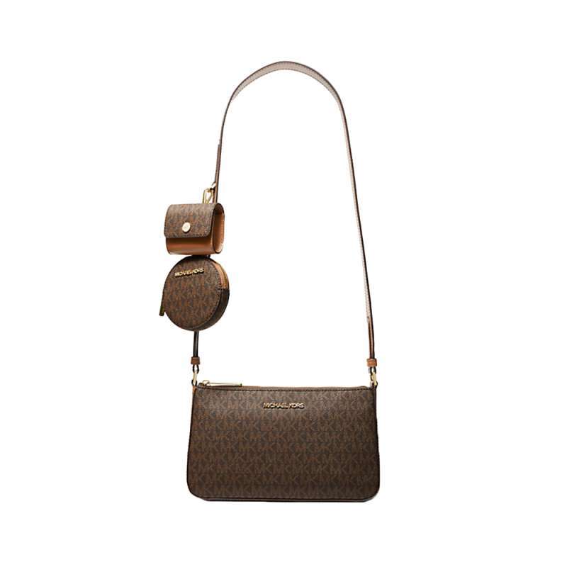 Jual Michael Kors Jet Set Travel Small Logo Shoulder Bag With