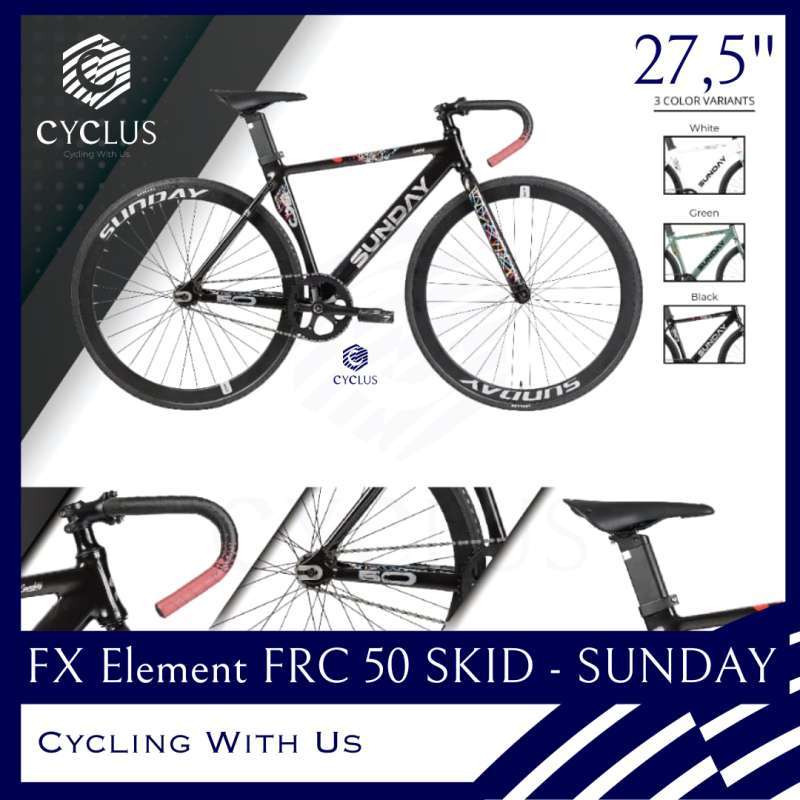 Frc 50 Promo Sepeda Fixie Balap Element Bike Frc 50 Skid Sunday Bahan Frame ...