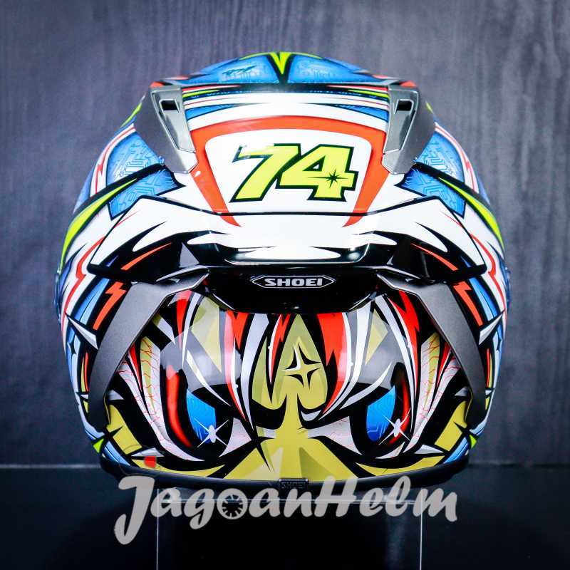 SHOEI HELM X15 DAIJIRO KATO TC1 BLUE XFIFTEEN SNI