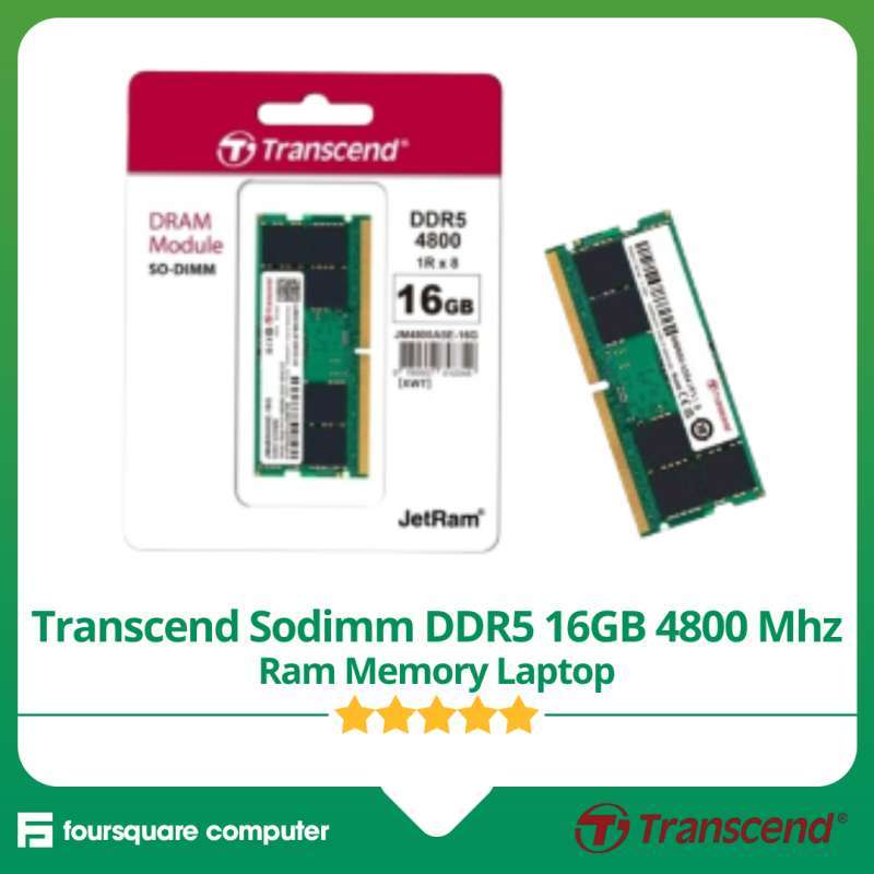 Jual Transcend Sodimm Ddr5 16gb Pc 4800 Mhz RAM Memory Laptop Di