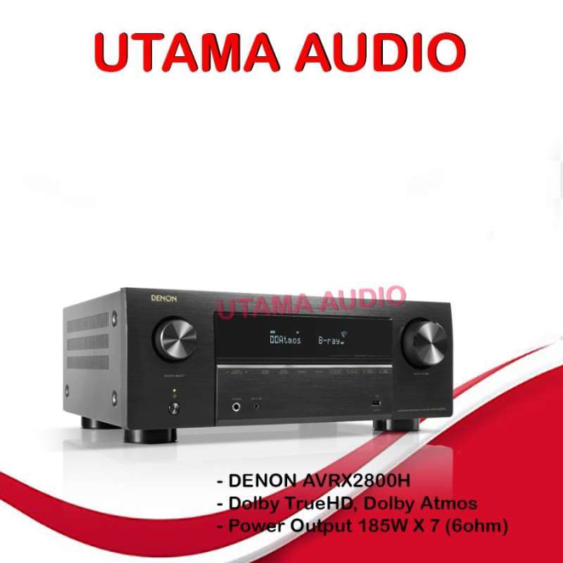 DENON AVRX2800H Ch AVRX2800 H 8K AV Receiver HEOS AVR-X2800H DOLBY ATMOS Ch