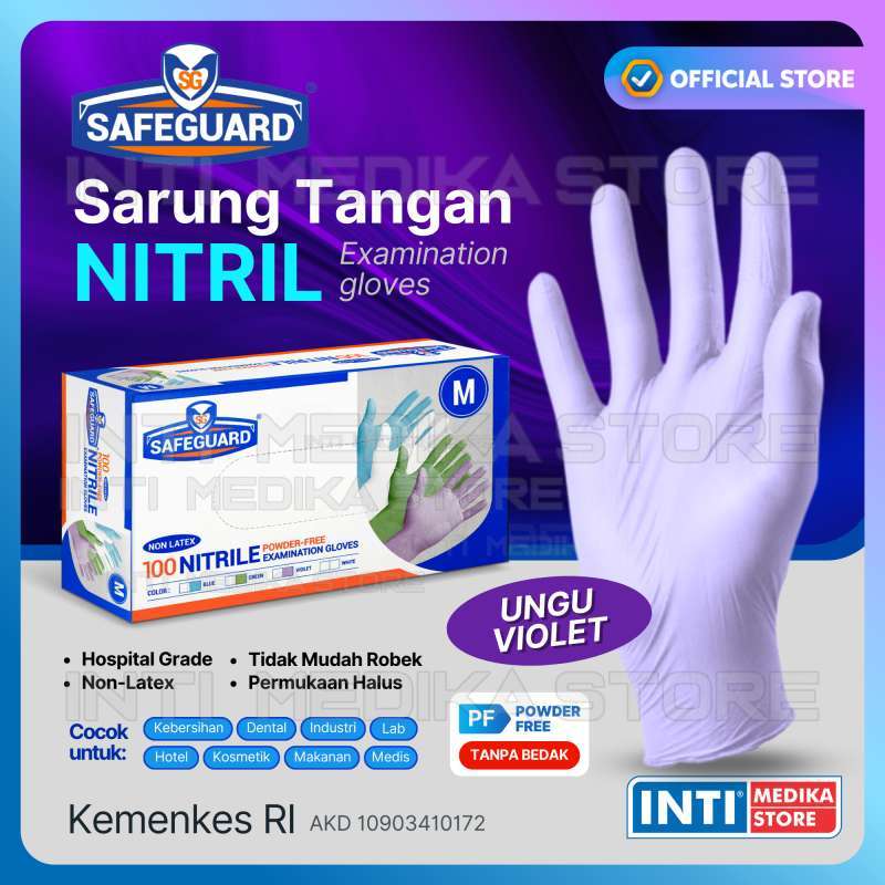 Sarung Tangan Non Latex Sterile Gloves PRO FIT LATEX DISPOSABLE