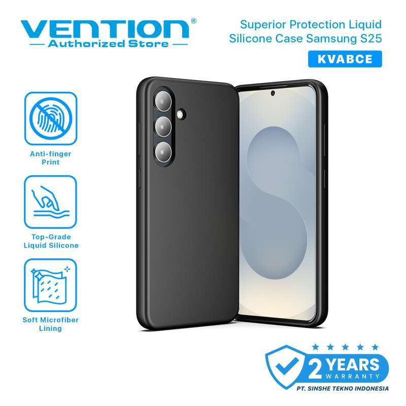 Vention Casing Samsung Galaxy S25 Ultra Plus Liquid Silicone Phone Case