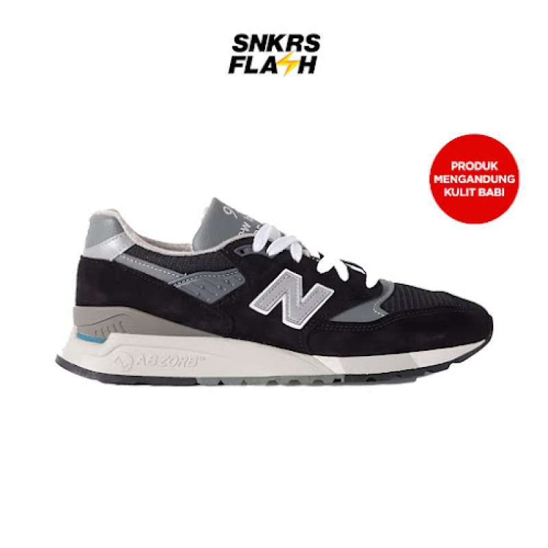 Promo Sepatu Sneakers Pria New Balance 998 Made In Usa Black