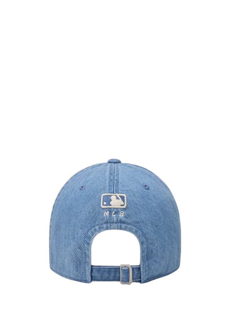 ■MLB Korea■ Damage Washed Denim Unstructured Ball Cap NY B Damaged Wash Denim Unstructured Ballcap New York Yankees