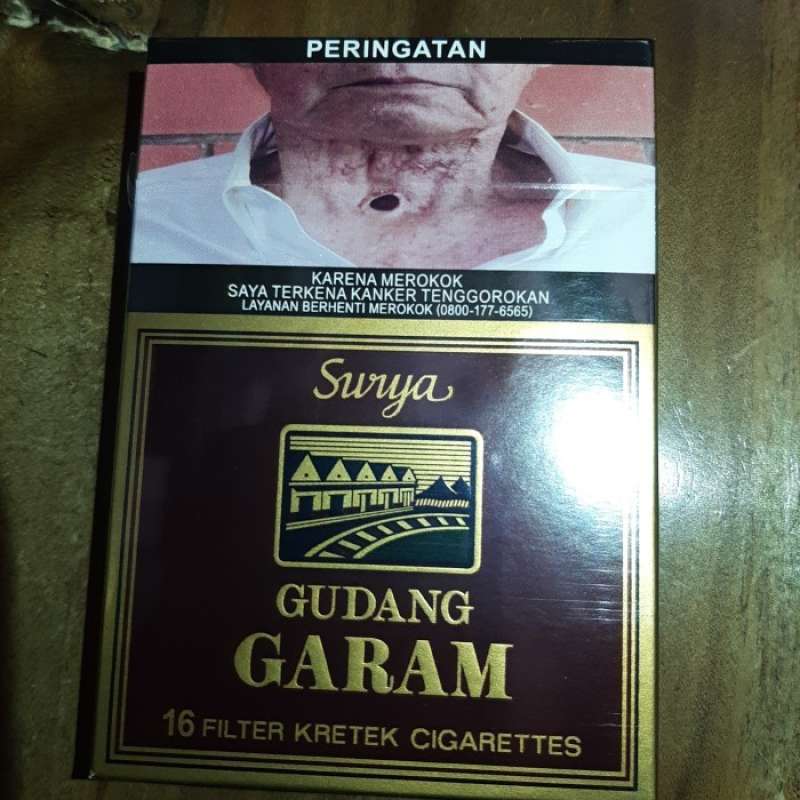 Jual Rokok Gudang Garam Surya 16 Coklat 1 Bungkus Di Seller