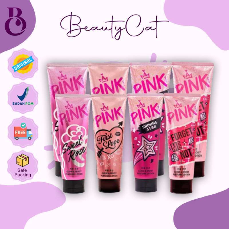 PINK Skin Perfume Lotion Series 180ml & 70ml I Body Lotion