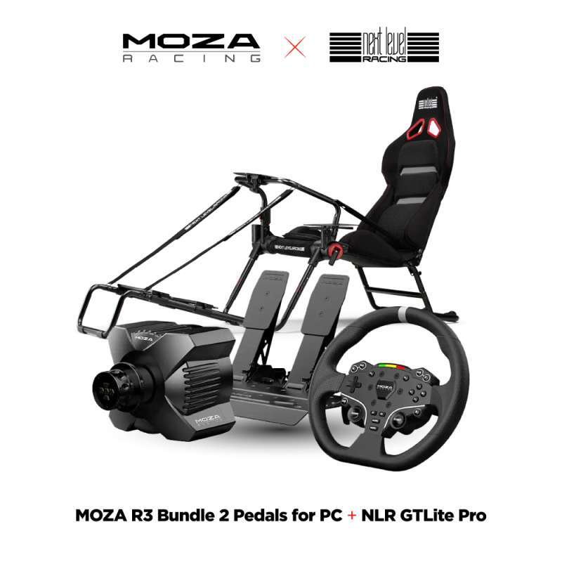 Jual Moza Racing X Next Level Racing - R3 Bundle 2 Pedal With Gtlite ...