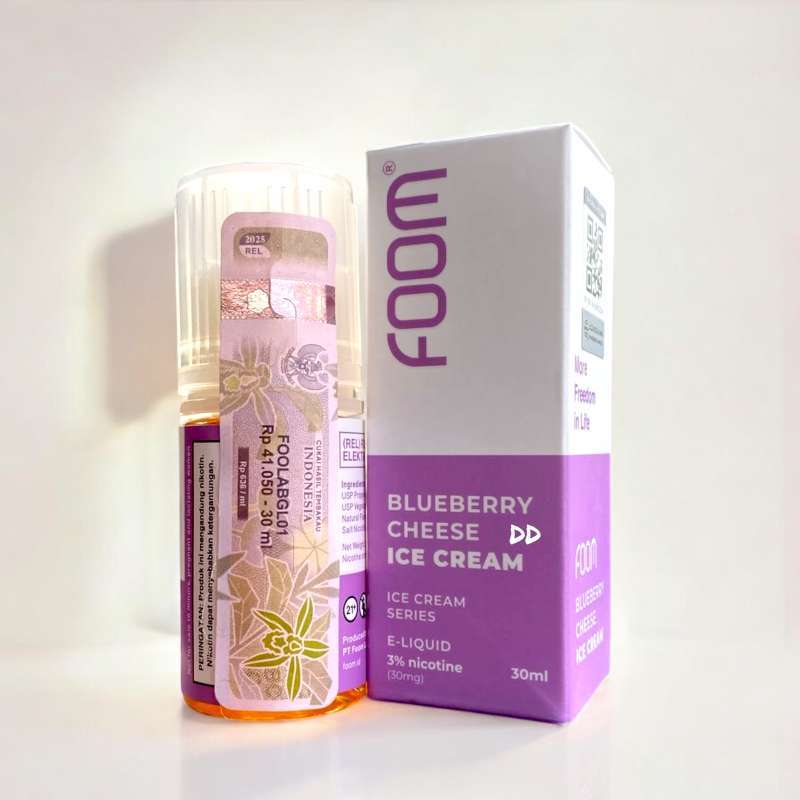 [SALT] FOOM BLUEBERRY CHEESE ICE CREAM 30ML BY FOOM | LIQUID SALTNIC 30MG