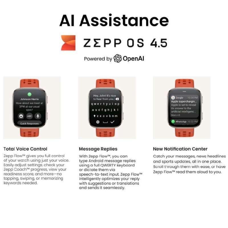 Amazfit BIP Smartwatch AMOLED Display GPS BT Call 5ATM Waterproof  140+ Sport Smart Watch