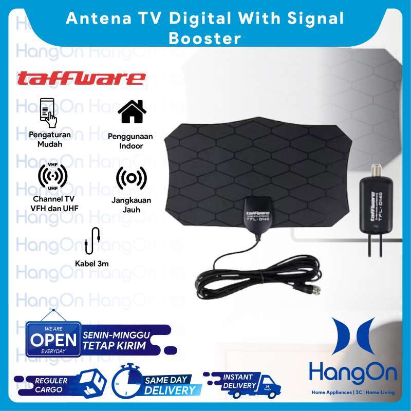 Digital Antenna Indoor Tv Antenna Booster Amplifier Taffware