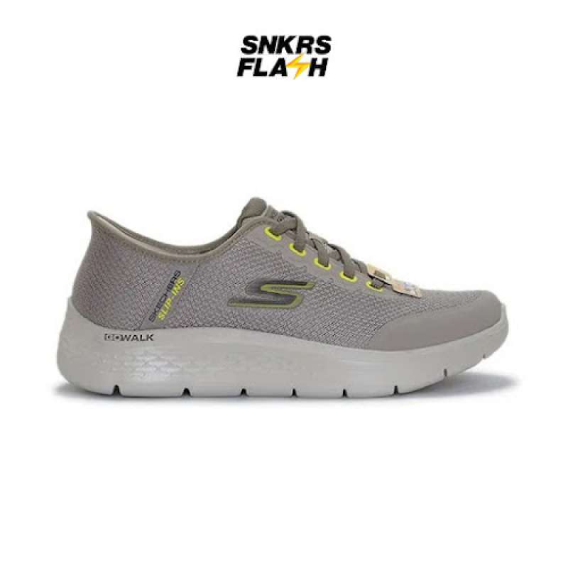 Sepatu Casual Pria SKECHERS GO WALK FLEX TAUPE 216332TPE