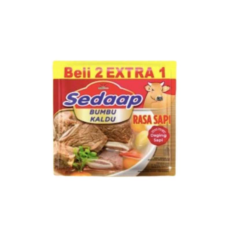 Promo Sedaap Bumbu Kaldu Renceng [9g / 12+6 Sachet/ Renceng] Beli 2 ...
