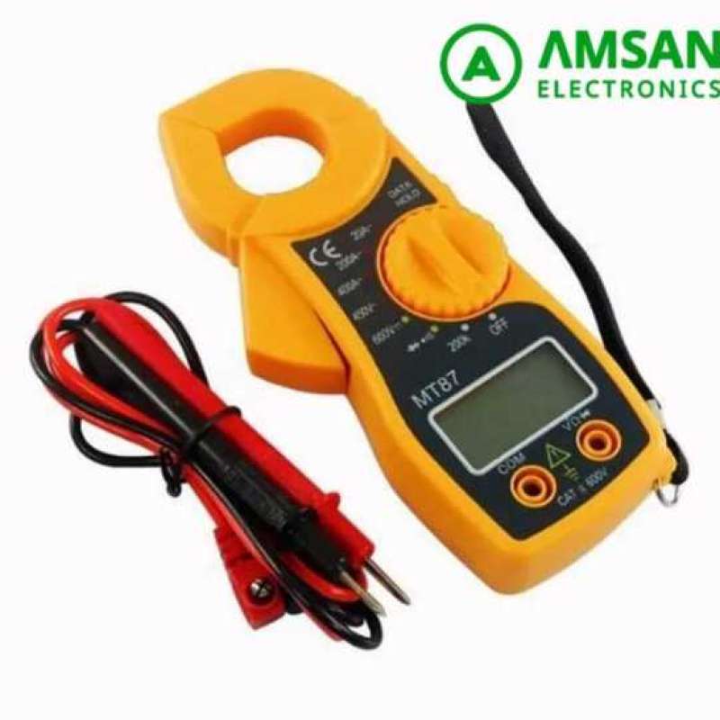 Jual Avometer Mt87 New Digital Clamp Meter Multimeter With Buzzer Lcd ...