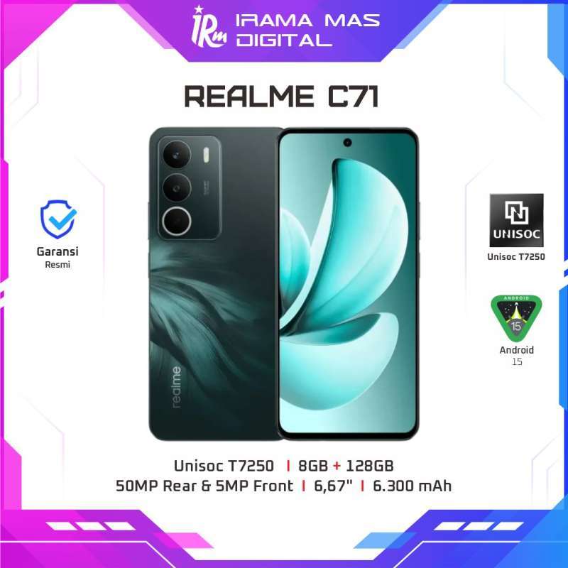 Jual Realme C71 8gb 128gb (forest, White) Di Seller Irama Mas