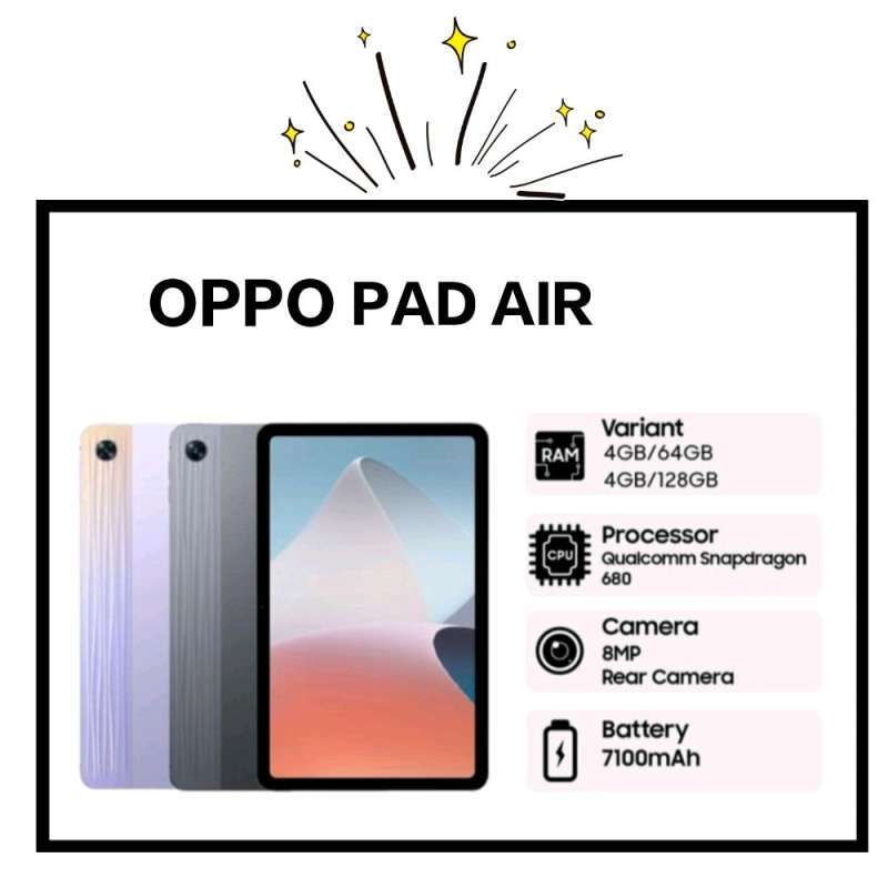 OPPO Pad Air 7100mAh 8MPカメラ OPPO Pad Air (128GB) | タブレット | OPPO公式オンラインショップ