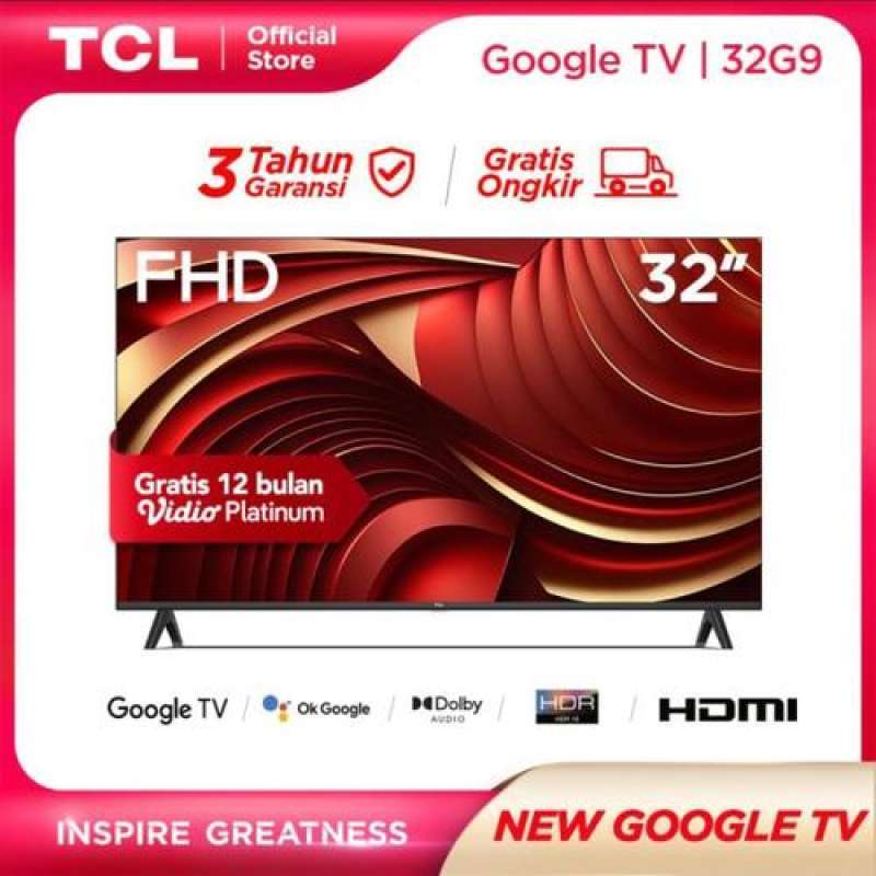 Jual Tv Tcl 32g9 32 Inch Google Tv 32 Inch Full Hd Tcl G9 Hdr10 Fhd Di ...
