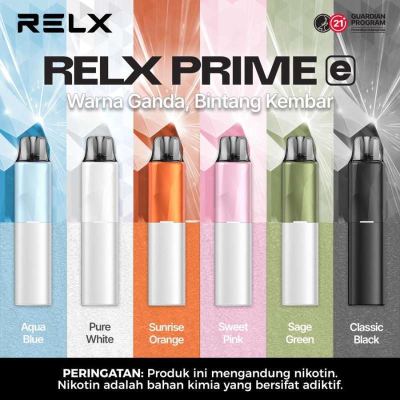 Jual Relx Prime E Bundling Pod Kit + Relx Salt Nic 15ml Authentic By Relx /  Relx Prime E Pod Bundling Kit Di Seller 3monkees.inc - Burangrang-2, Kota  Bandung
